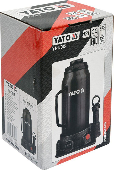 Krik hidraulik Yato (YT-17005), 12t, 230-465 mm
