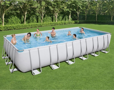 Pishinë Bestway 6në1 Frame pool Power Steel 732x366cm, e bardhë 