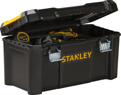 Kuti për vegla pune Stanley Essential, 19", e zezë