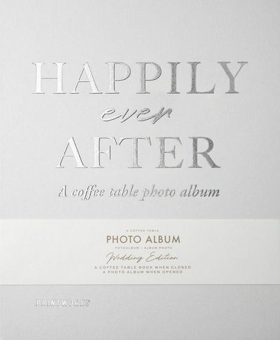 Album fotografish Printworks Happily Ever After, 30 faqe, 25 x 30 cm, i bardhë