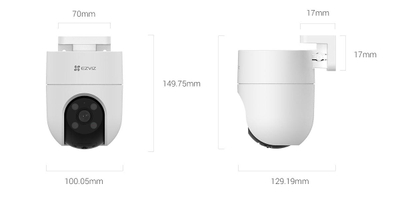 Kamerë IP Ezviz H8C, 2MP, Wi Fi, e bardhë