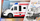 Lodër autoambulancë Mega Creative Rescue Vehicle 542976, interaktive, me drita dhe zë, e bardhë