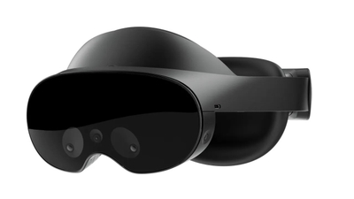 Слушалки VR Meta Quest Pro, виртуелна реалност, рикондициониран модел, црна