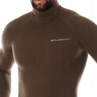 Bluzë termo Brubeck Ranger Wool, lesh Merino, me mëngë t’gjata, madhësia M, e zezë