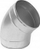 Gyp-lak ventilimi SpiroFlex Elbow 45°, DN 160, çelik i galvanizuar