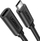 Продолжен кабел Ugreen USB-C 3.2 Gen 2, 5A, 1m, црн