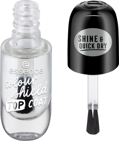 Llak mbrojtës për thonj Essence Color Shield Top Coat, 8 ml, transparent