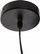 Llambadar varës Atmosphera Suspension Soul, metal, 35cm, i zi