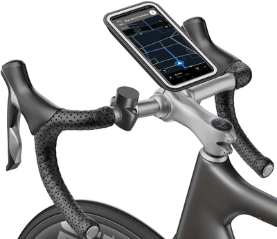 Mbajtëse telefoni për biçikletë Shapeheart Bike Pro, XL, magnetike, e zezë