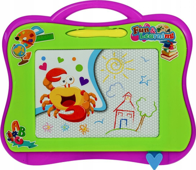 Set dërrase për shkrim edhe vizatim Swede Magic Slate, për kalamaj, me shumë ngjyra