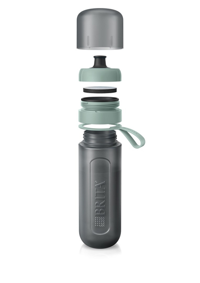 Shishe uji me filter Brita Sports Active, 600 ml, me MicroDisc, jeshile e errët
