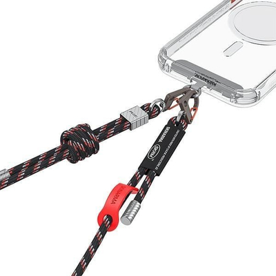 Rrip crossbody për telefon Skinarma Dyno Obsidian, universal, i zi