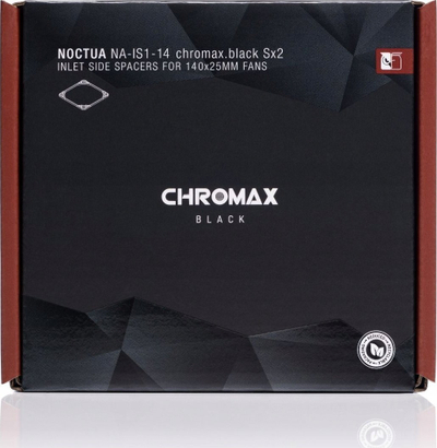 Distancues ventilatori Noctua NA-IS1-14 Sx2, set 2 copë, 140mm, i zi