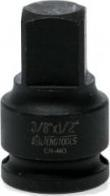 Adaptor goditës Teng Tools Impact, 3/8" në 1/2", ANSI