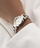 Orë dore për femra Guess Ginger GW0869L3, e argjendtë