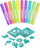 Set kreativ EPEE Project Plush NEON Refill, 10 markera, 20 shabllone