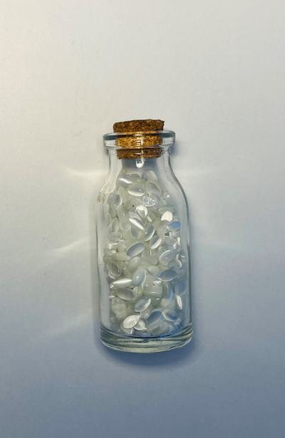 Gurë natyral Dar Kuarc Kristal, 6 cm, bardhë