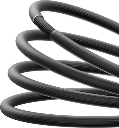 Kabllo kariku Baseus CoolPlay USB C në USB C, 100W, 2m, e zezë