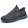 Машки спортски патики Skechers Glide-Step Noxus Slip-ins, Air-Cooled Memory Foam, мрежа, сиви