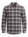 Këmishë Jack & Jones JJPLAIN Slim Fit, burgundy/bezhë