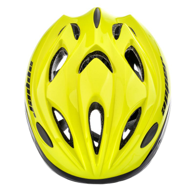 Helmetë biçiklete për fëmijë Meteor KS07 M, 52-56 cm, verdhë e zezë