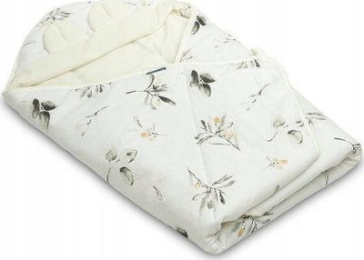 Mbështjellëse kadife për karrige makine Velvet XL, 115x115 cm, pambuk anti-alergjik, jeshile krem