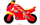 Motoçikletë lodër Maksik Moto Speed 600, ride on pa pedale, për fëmijë, e kuqe