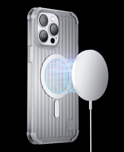 Këllëf telefoni Kingxbar PQY Go Out për iPhone 14 Plus, me MagSafe, i zi