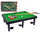 Tavolinë biliardi mini Snooker, 62x33 cm, set me aksesorë, e gjelbër