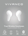 Kufje Bluetooth Vivanco 60604, in ear, wireless, të bardha
