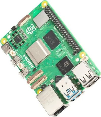 Pllakë zhvillimi Raspberry Pi 5, 4GB RAM, Wi‑Fi 5 Bluetooth, jeshile