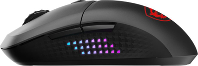 Maus gaming MSI VERSA 300 ELITE WIRELESS, 26000 DPI, RF Bluetooth USB C, i zi