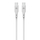 Dviced Cable USB-C To USB-C Silicone 1,25M, White