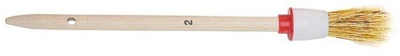 Furçë rrethore Okko Round Brush, diametër 20mm, dorezë druri, e verdhë
