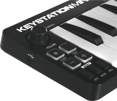 Tastierë MIDI M-Audio Keystation Mini 32 MK3, 32 taste, USB, e zezë
