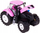 Lodër traktor Tupiko Pink Tractor, shkalla 1:16, plastikë, rozë