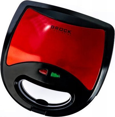 Tostier BROCK SSM 6004 RD, 4 në 1, 750W, i kuq