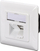 Prizë rrjeti Digitus DN-9008-1, CAT 6A Class EA, 2 porta RJ45, e bardhë