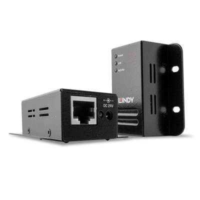 Adapter USB Lindy 42680, USB në RJ45, USB 2.0, i zi