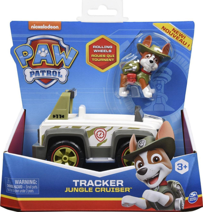 Set loje Paw Patrol Tracker Jungle, figurë me makinë, bezhë me jeshile