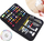 Set qepje Sewing Kit Threads XXL, 129 pjesë, në kuti me zinxhir, ngjyrë e zezë