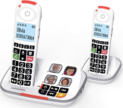 Telefon pa kabllo Swissvoice XTRA 2355 DUO, i bardhë