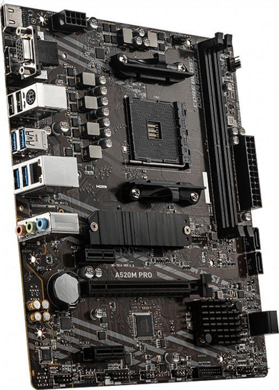 Pllakë Amë MSI A520M-PRO AMD AM4 MATX Gaming