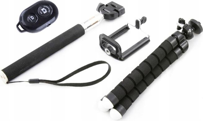 Set fotografimi për telefon Xrec SB3370 4-në-1, i zi