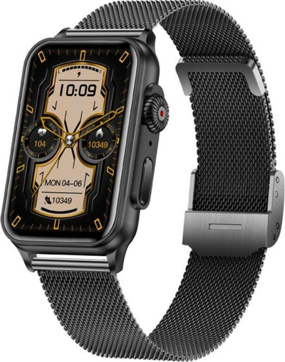 Smartwatch Rubicon RNCF06, 1.69", mat aktivitetin, i zi