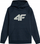 Bluzë me kapuç për çuna 4F Jr 4FJSS23TSWSM220, pambuk, xhep kangur, blu navy