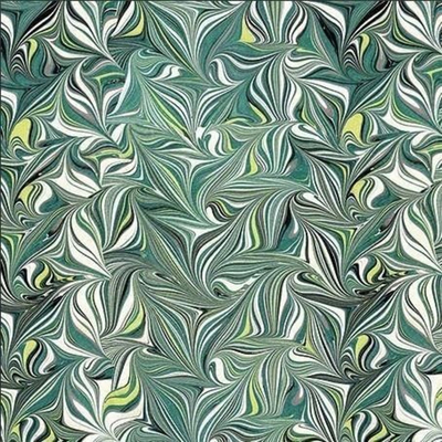 Хартија за оригами Тасоти Мозаик, 15 x 15 см, 24 листови, зелена