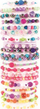Set për bizhu Ultimate Bead Studio, 2600 rruaza, charms zbukurues, kuti me ngjyra për ruajtje