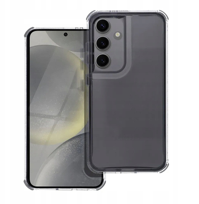Kapak telefoni Matrix Transparent për Xiaomi Redmi Note 14 4G, anë TPU, cepa të përforcuar, i zi