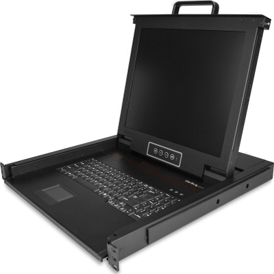 Konzolë KVM për rack StarTech, 17\", VGA, 1U, me kabllo
